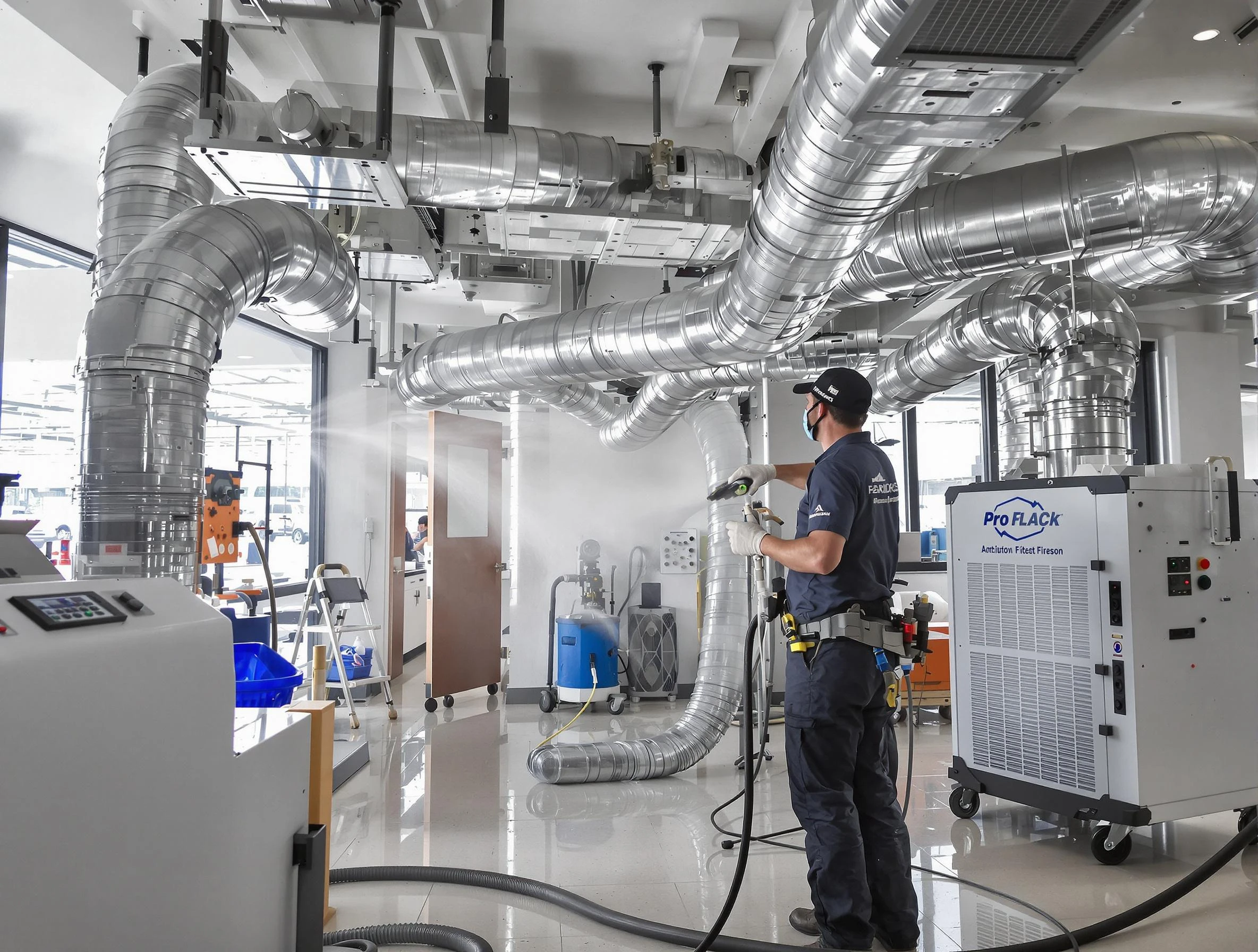 Negative Pressure Air Duct Cleaning in Piedmont