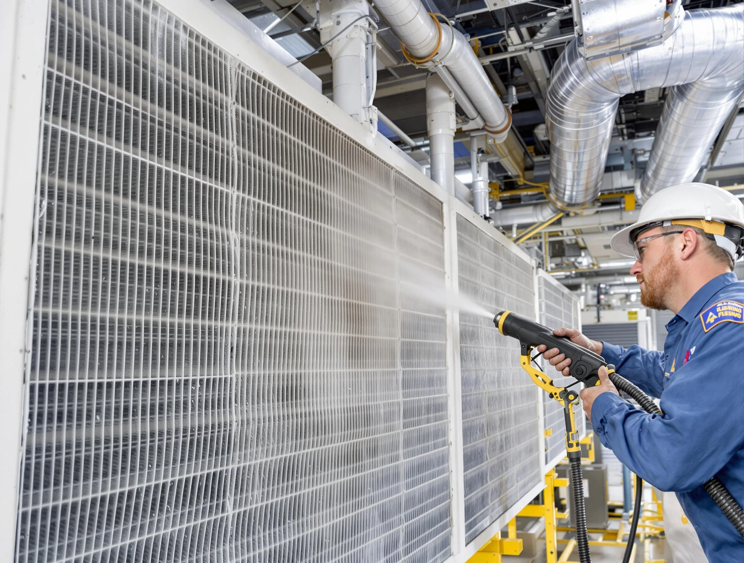 Professional commercial coil cleaning by Piedmont Air Duct Cleaning in Piedmont