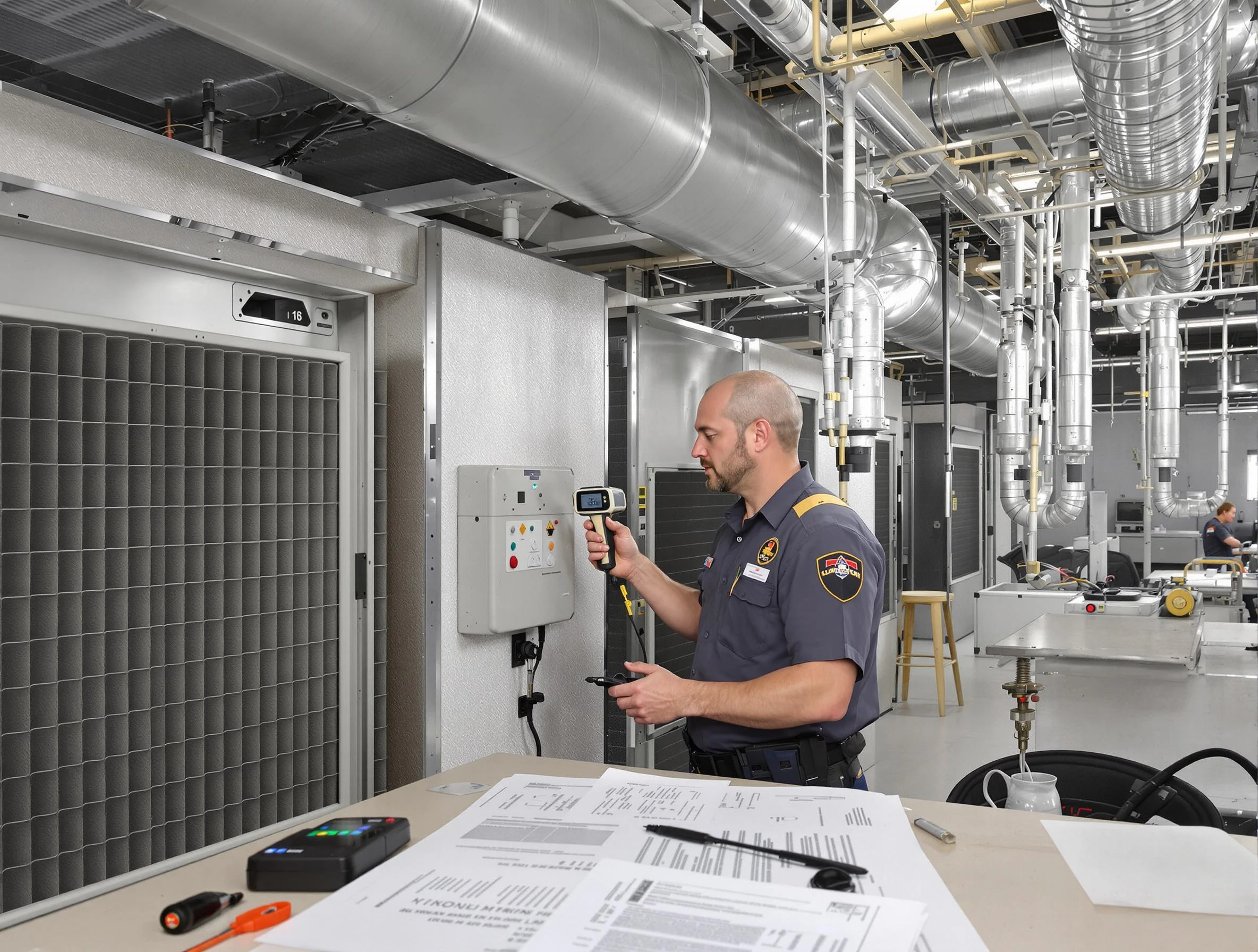 Professional filter system inspection by Piedmont Air Duct Cleaning in Piedmont