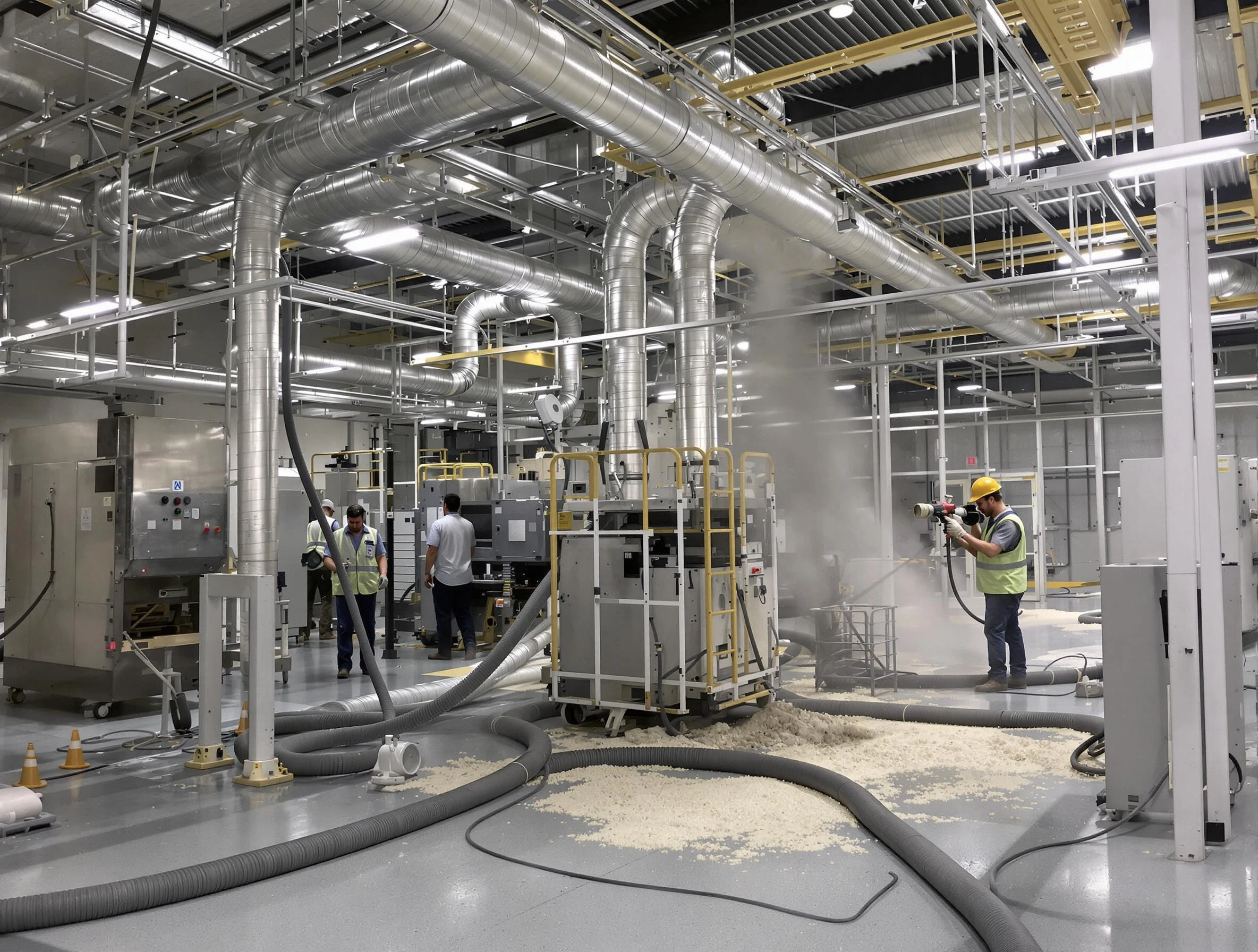 Heavy-duty industrial duct cleaning by Piedmont Air Duct Cleaning in Piedmont